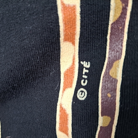 Vintage Cite' 90's T Shirt Dress With Giraffes - Picture 5 of 5